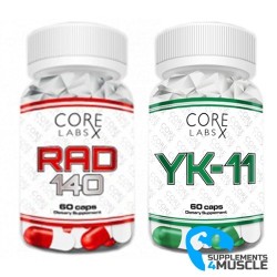 Core Labs X stack pour la prise de masse : RAD-140 + YK-11 | S4M