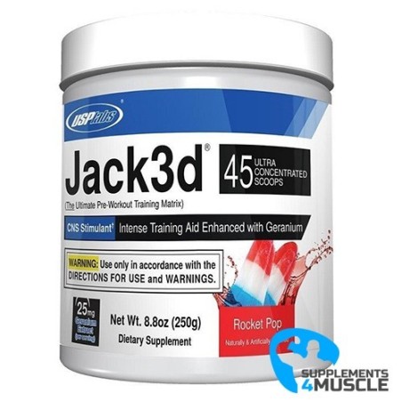 USP LABS Jack3d 250g DMAA+DMHA | Supplements4muscle
