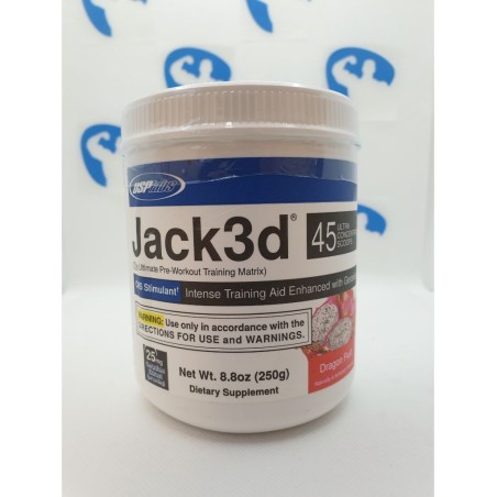 USP LABS Jack3d 250g DMAA+DMHA | Supplements4muscle