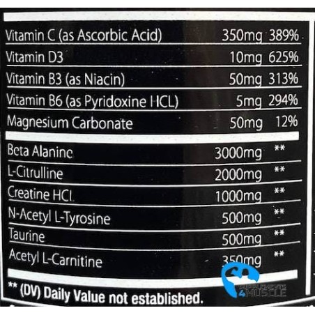 Core Labs X Nitric Bomb 300g Supplément | Supplements4muscle
