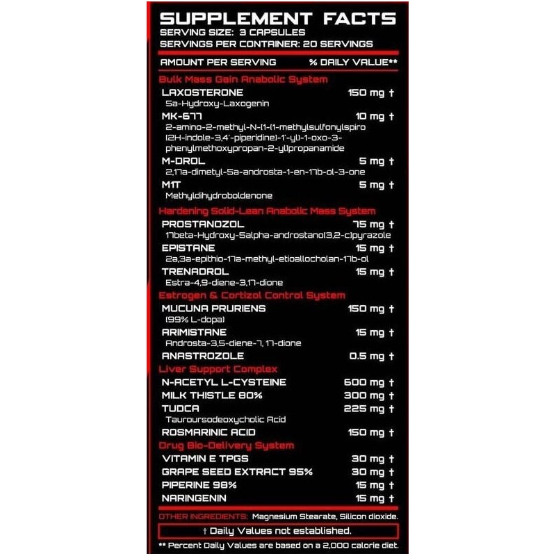 Core Labs X S4 Andarine Max 60caps | Supplements4muscle