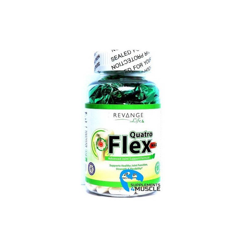 Revange Life Quatro Flex Max 120caps | Supplements4muscle