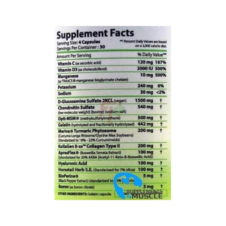Revange Life Quatro Flex Max 120caps | Supplements4muscle