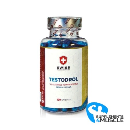 Swiss Pharmaceuticals Testodrol 120 gélules Suppléments | S4M