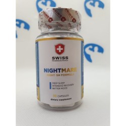 Swiss Pharmaceuticals NIGHTMARE 50 gélules Suppléments | S4M