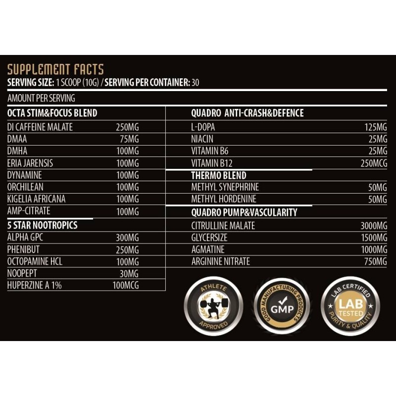 Revange Nutrition Noopept Rx Pro 100caps Suppléments | S4M