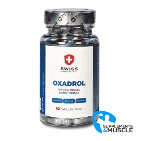 Swiss Pharmaceuticals OXADROL 80caps | Supplements4muscle