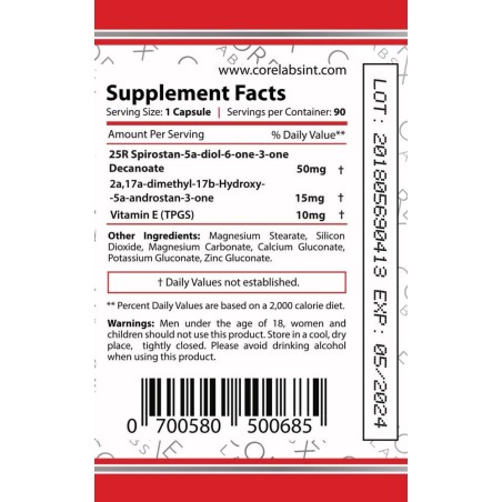 GoldStar EPH Bomb 60caps suppléments | Supplements4muscle