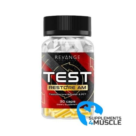 Revange Nutrition Test Restore AM 30caps Supplements | S4M