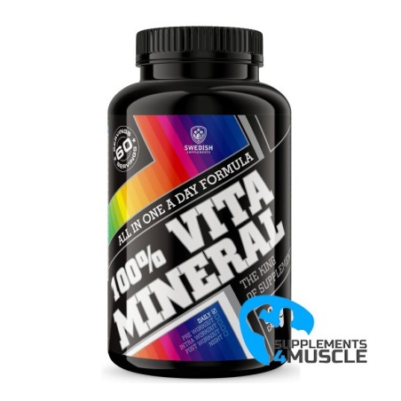 Swedish Supplements 100% Vitamineral 60caps Supplements