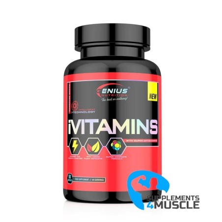 Genius Nutrition iVitamins 60caps Supplements | S4M