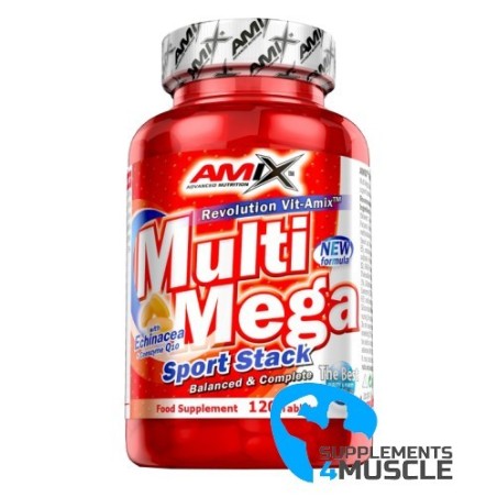 Amix Multi Mega Sport Stack 120tab | Supplements4muscle