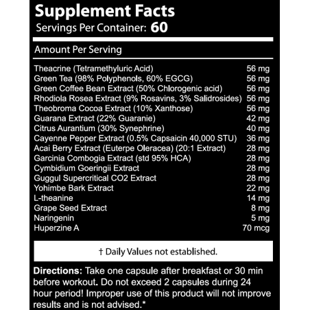 RDX Labs Cobra 60caps | RDX Labs Cobra 60caps Suppléments