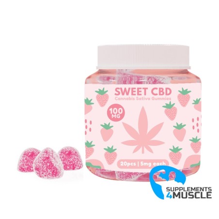 Sweet CBD gummies 100mg, 20pcs