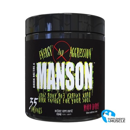 Manson by Dark Metal pre-workout Supplements | S4M