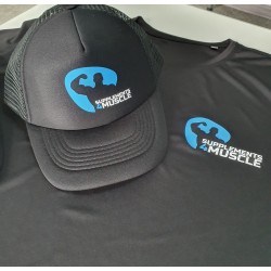 Unique T-shirts with supplements4muscle logo "NO PAIN NO CHAMPAGNE"