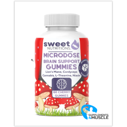 Sweet Nutritions Microdose Brain Support Gummies 60 cherry gummies
