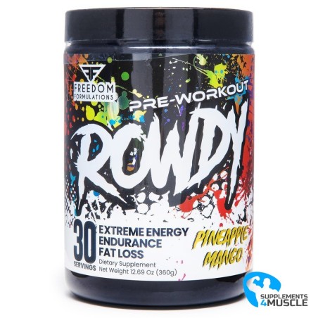 Freedom Formulations Rowdy Pre-Workout 360g Supplément | S4M