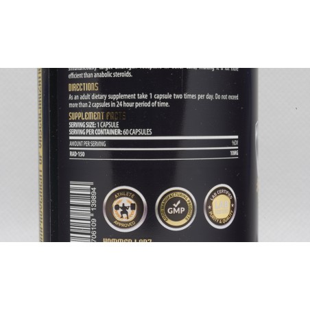 Hammer Labz RAD-150 60 gélules Suppléments | Supplements4muscle