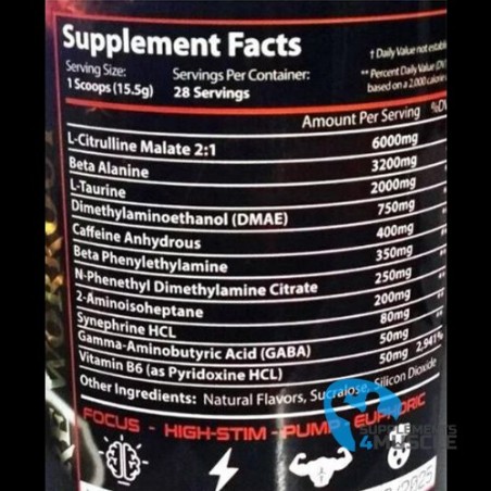 Hammer Labz Fury Caps 60 gélules Suppléments | S4M
