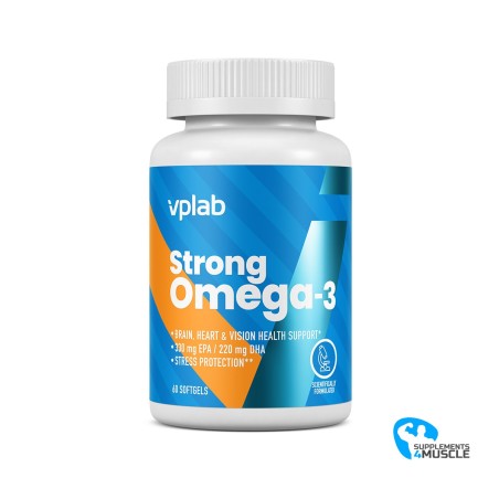 VPLAB Strong Omega 3 60 softgels Supplements  |  S4M