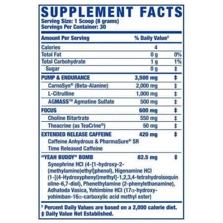 Ronnie Coleman`s Yeah Buddy Supplements | Supplements4muscle