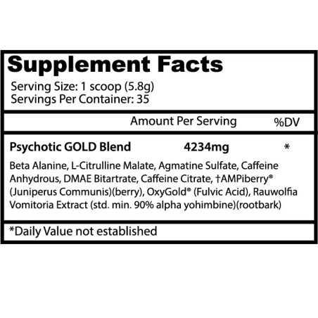 Insane Labz Psychotic Gold Supplements | Supplements4muscle