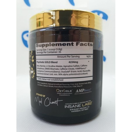 Insane Labz Psychotic Gold Supplements | Supplements4muscle