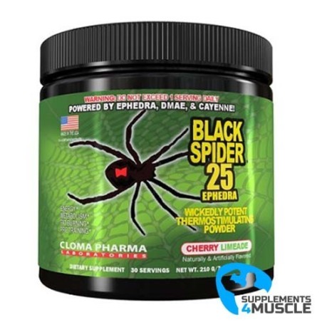 Cloma Pharma Black Spider Pre-Workout | Supplements4muscle