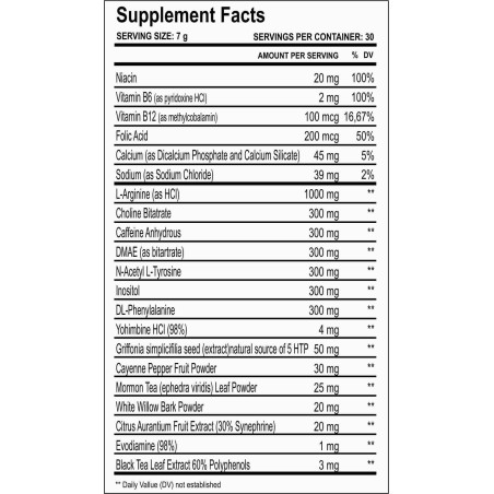 Cloma Pharma Black Spider Pre-Workout | Supplements4muscle