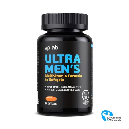 VPLAB Ultra Formule Multivitaminée Sportive pour Hommes 90 sofgels|S4M