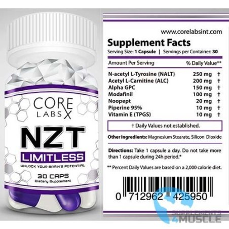 Core Labs X NZT Limitless - S4M - Exclusive Hardcore Supplements