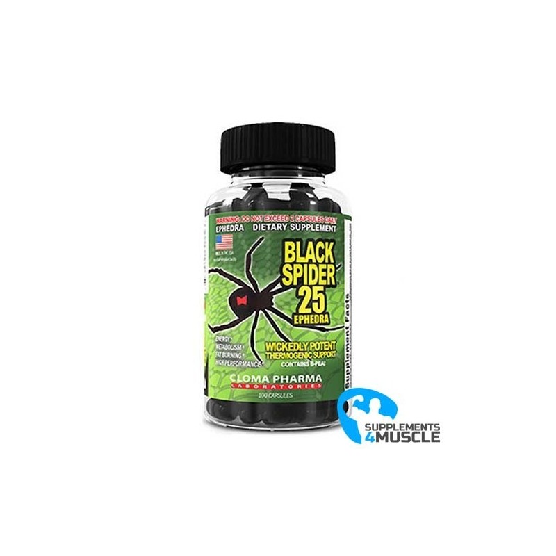 Cloma Pharma Black Spider 25 | Supplements4muscle