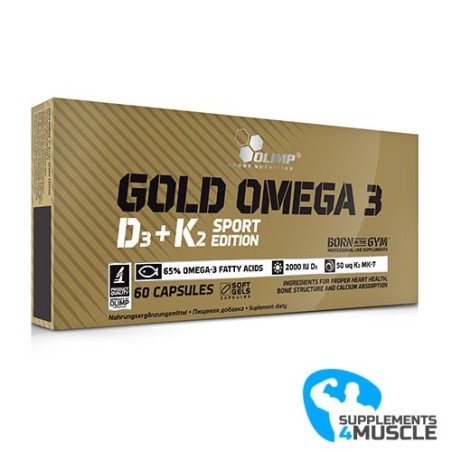 Olimp Gold Omega 3 D3 + K2 Sport Edition Supplements | S4M