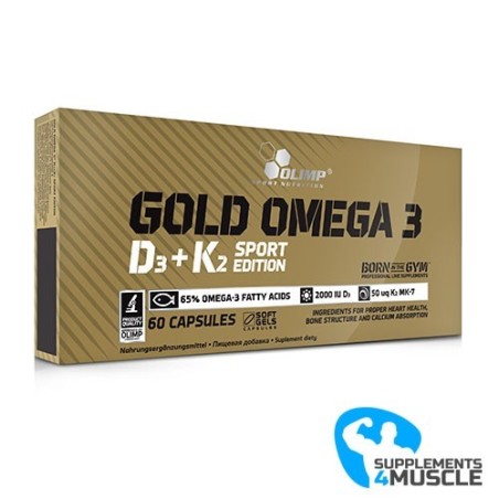 Olimp Gold Omega 3 D3 + K2 Sport Edition Supplements | S4M