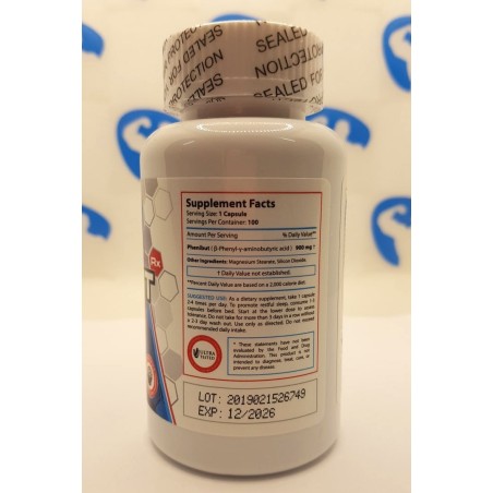 Phenibut RX 900mg 100caps Supplements | Supplements4muscle