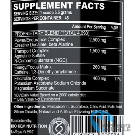BIo-Kem Nutrition Bio Rage Supplements | Supplements4muscle