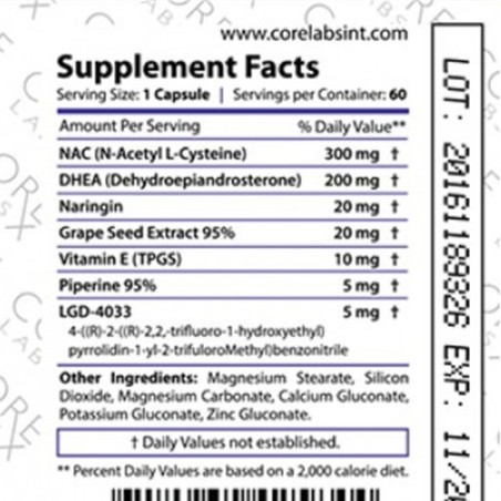 Core Labs X LGD 60 gélules Suppléments | Supplements4muscle