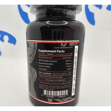 Core Labs X E-Block 60 gélules Suppléments | Supplements4Muscle